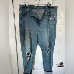 American Eagle distressed boyfriend jeans